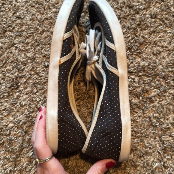 Fred Perry 8.5 Blue with dots Slipons - Picture 6 of 10